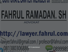 Tablet Screenshot of fahrul.com